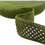 Pro Háčkování Guma pletená 5 cm khaki – Zbozi.Blesk.cz