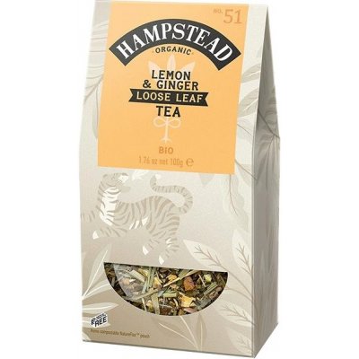 Hampstead Tea BIO sypaná bylinná směs se zázvorem a citronem 100 g – Zbozi.Blesk.cz