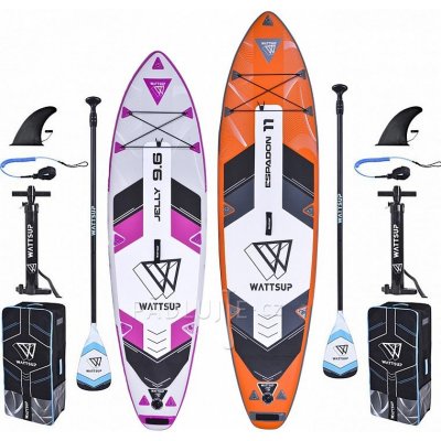 Paddleboard Wattsup Espadon 11', JELLY 9'6 sada