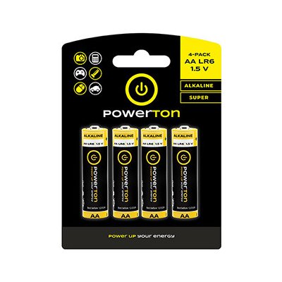 Powerton AA 1.5V 4 ks AB012WPAAAB4 – Zboží Mobilmania