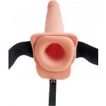 Pipedream Fetish Fantasy 7.5" Hollow Squirting Strap On with Balls – Hledejceny.cz