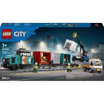 LEGO® City 60509 Přístavní nákladní vlak s jeřábem a náklaďákem – Zboží Živě