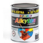 Alkyton hladký polomat RAL 9005 0,75L černá – Zboží Mobilmania