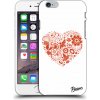 Pouzdro a kryt na mobilní telefon Apple Pouzdro Picasee silikonové Apple iPhone 6/6S - Big heart