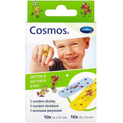 COSMOS Dětská náplast na rány 2 velikosti 20 ks – Zboží Mobilmania
