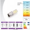 Cívka pro šicí stroje Žárovka bajonetová LED BA15D TEXI, 240 V 2 W