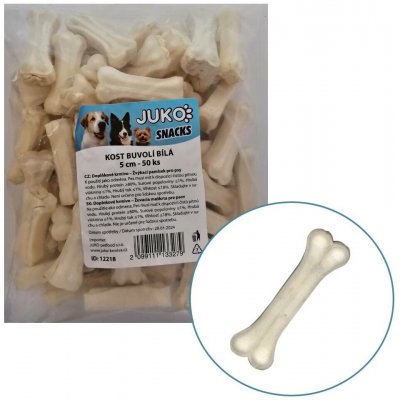 JUKO Snacks Kost buvolí bílá 5 cm 50 ks – Hledejceny.cz