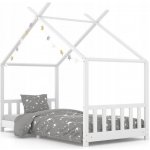 vidaXL Rám dětské postele bílý masivní borové dřevo – Sleviste.cz