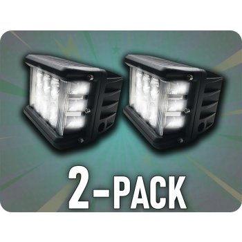 TruckLED LED pracovní světlo 25W, 1440lm, 12xLED, 12V/24V, IP67/2-PACK! [L0064]