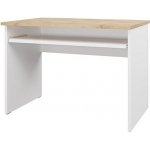 Nejlevnější nábytek Nejby Gianni PC stůl, bílá / dub wotan – Sleviste.cz