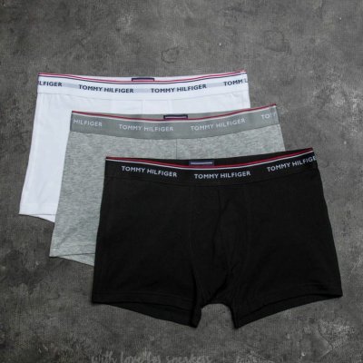 TOMMY HILFIGER boxerky BLACK&GREY&WHITE 3pack – Zbozi.Blesk.cz