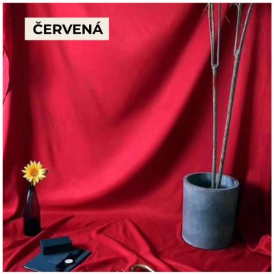 FILM-TECHNIKA Fotografické plátno 3x6 metrů mušelín (červená, velmi měkké plátno - soft) YR33m – Zboží Živě