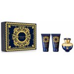 Versace Pour Femme Dylan Blue pro ženy EDP 50 ml + tělové mléko 50 ml + sprchový gel 50 ml dárková sada – Hledejceny.cz