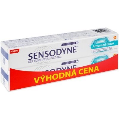 Sensodyne Advanced Clean 2 × 75 ml – Zbozi.Blesk.cz