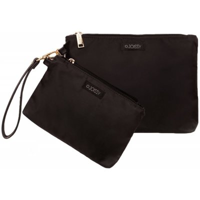 Joissy Sada 2 kosmetických tašek MIXI Black/gold – Hledejceny.cz