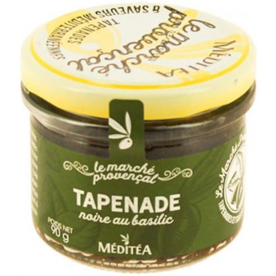 Meditea tapenada z černých oliv s bazalkou sklo 90 g