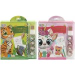 Grafix Omalovánky s razítky a washi páskami 28x21 cm Safari – Zboží Mobilmania