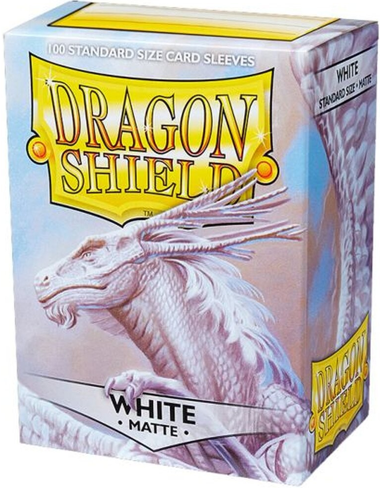 Dragon Shield Obaly Matte White 100 ks