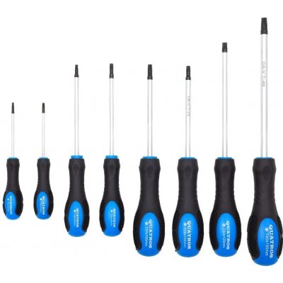 QUATROS Šroubováky TORX, T8 - T40, sada 8 ks MD-QS14925 – Zboží Dáma
