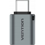 Vention USB-C (M) to USB 3.0 (F) OTG Adapter Gray Aluminum Alloy Type CDQH0 – Zboží Mobilmania