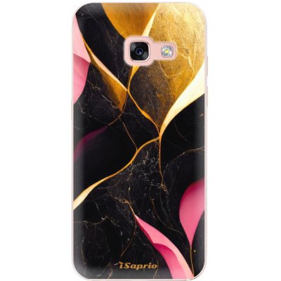 Pouzdro iSaprio - Gold Pink Marble - Samsung Galaxy A3 2017 – Zboží Mobilmania