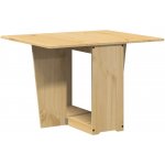 vidaXL Jídelní stůl Butterfly skládací Corona voskově hnědý borovice – Zboží Dáma