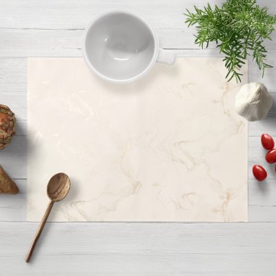 Biante Sametové prostírání Isabela IBL-017 Zlatý/kouřový mramor na smetanovém 30x40 cm – Hledejceny.cz