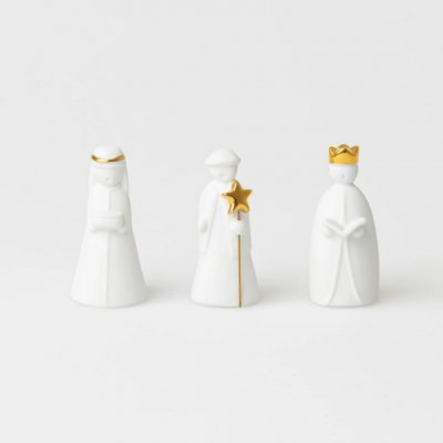 räder Porcelánové figurky Tři králové, bílá barva, porcelán – Hledejceny.cz