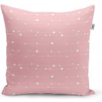 Sablio Polštář Hvězdy a tečky na provázku 40x40 – Sleviste.cz