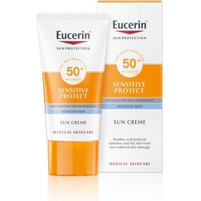 Eucerin Vysoce ochranný krém na opalování na obličej Sensitive Protect SPF 50+ 50 ml