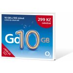 O2 Předplacená karta Go 10 GB – Zboží Mobilmania