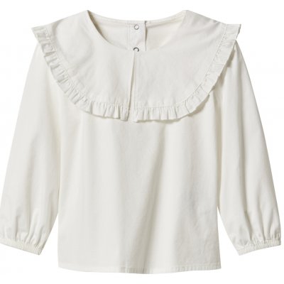 Lupilu dívčí triko s dlouhými rukávy bílá – Zboží Dáma