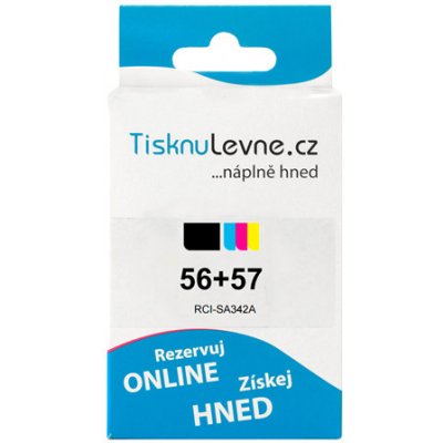 TisknuLevne.cz HP - Multi Pack pro č.56+57 SA342A (č.56+č.57) (Černá a barevná) - Kompatibilní – Hledejceny.cz