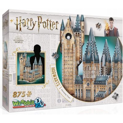 Wrebbit 3D puzzle Harry Potter Bradavice Astronomická věž 875 ks – Zboží Dáma