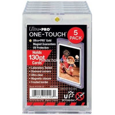Ultra Pro UP 130PT UV One-Touch Magnetic Holder 5 Pack – Zboží Mobilmania
