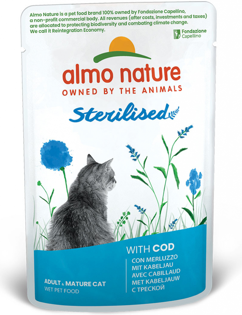 Almo Nature Holistic Sterilised treska 30 x 70 g