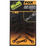 Fox Edges Obratlík Kwik Change Hook Swivels vel.11 10ks – Zboží Dáma