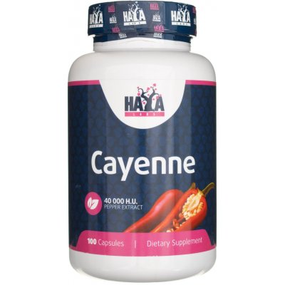 Haya Labs Cayenne Pepper Extract 40.000SHU 100 kapslí – Hledejceny.cz