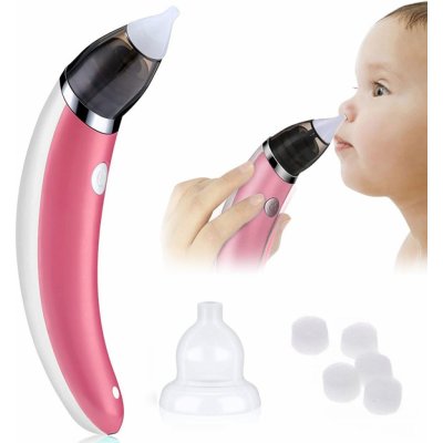 BABY LIFE BR-0288 Dětská odsávačka nosných hlenů růžová – Zboží Mobilmania