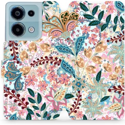 Mobiwear - Xiaomi Redmi Note 13 Pro 4G / Poco M6 Pro 4G - MX04S Spletité kvítky a listy – Zboží Živě