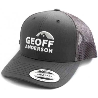 Geoff Anderson SnapBack síťová s logem šedá – Zboží Mobilmania