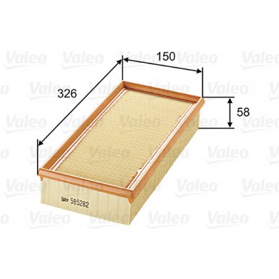 Vzduchový filtr VALEO 585282 – Hledejceny.cz