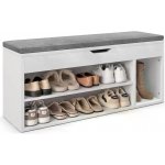 Costway bílo-šedý JV11726GR – Zboží Dáma