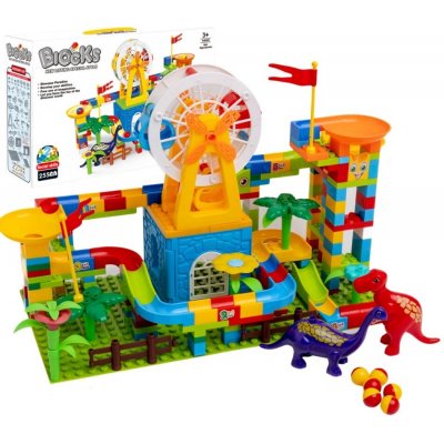 iMex Toys Kuličková dráha s ruským kolem Dinosauří park 255 ks – Hledejceny.cz
