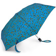 Fulton L501 monarch butterflies dámský skládací deštník modrý