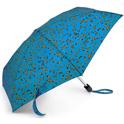 Fulton L501 monarch butterflies dámský skládací deštník modrý – Zboží Mobilmania