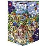 Heye Veselé městečko Triangular 1500 dílků – Hledejceny.cz