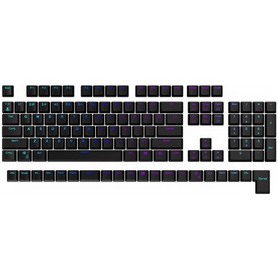 Endorfy PBT BK Set kláves, 124ks, černé EY0E001 – Hledejceny.cz