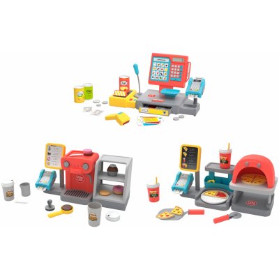 Playtive Pokladna na hraní / Kavárna / Pec na pizzu pokladna na hraní – Zboží Mobilmania