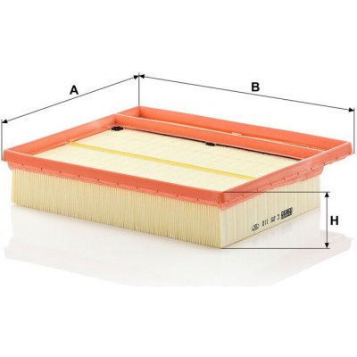 MANN-FILTER Vzduchový filtr MANN C25110-2 (MF C25110-2) – Hledejceny.cz